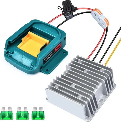 Vista 7 de Rueda adaptadora de batería de alimentación para batería Makita 18V LXT con conector de cable de 14 AWG para BL1850B, BL1860B, BL1830B, BL1840B