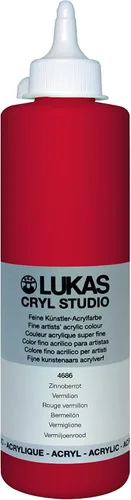 Vista 127 de Lukas CRYL Studio Artist - Pintura acrílica para artistas, Alizarín Carmesí, tubo de 125 ml - Pinturas acrílicas de alto pigmento para pintura