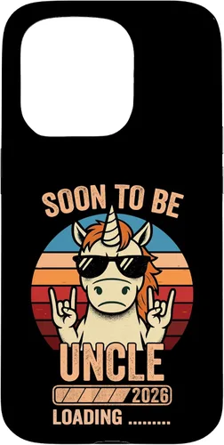 Vista 14 de Soon to Be Uncle 2026 Unicorn Uncle to Be 2026 Case for iPhone 16