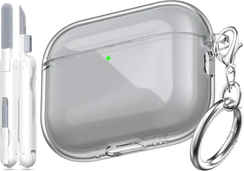 Vista 22 de Funda para Estuche de Airpods Pro de 2ª/1ª Generación, Compatible con Estuche de Airpods Pro de 2ª Gen Puerto de Carga USB C, Funda Suave