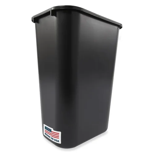 Vista 8 de Rubbermaid Commercial Products - Basurero de escritorio de resina plástica Azul