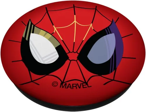 Vista 2 de Marvel Spider-Man Peter Parker - Máscara de superhéroe PopSockets estándar PopGrip