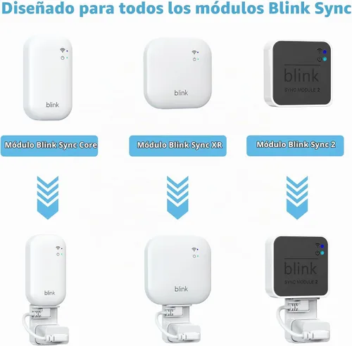 Vista 7 de Blink - Soporte lateral de vinilo para exteriores con funda impermeable, soporte de montaje sin agujeros y cubierta a prueba de clima completo