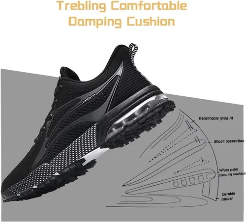 Vista 3 de Lamincoa Zapatos deportivos para correr con aire para mujer, antideslizantes, para mujer