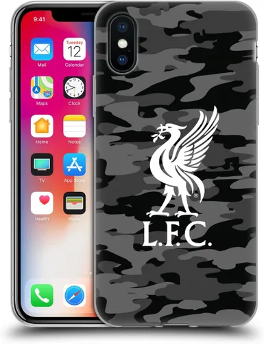 Vista 89 de Head Case Designs Funda de gel con licencia oficial del Liverpool Football Club Away Colourways Crest Camou [protección de grado militar] compatible