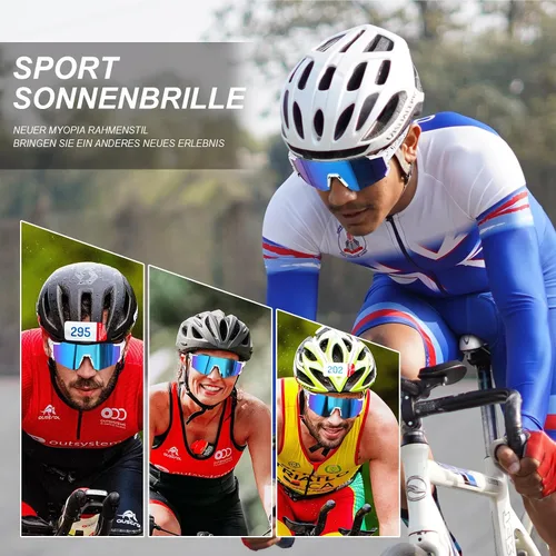 Vista 2 de Gafas de sol polarizadas deportivas para hombres y mujeres, gafas de sol para pesca, ciclismo, bicicleta de montaña, béisbol con protección UV