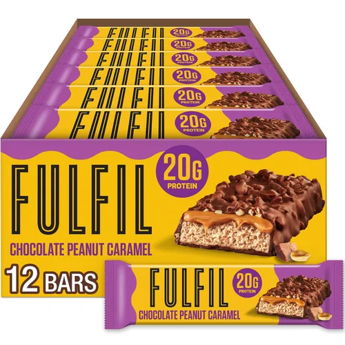 Vista 12 de FULFIL Paquete variado de barras de proteínas, 0.71 oz de proteína, 12