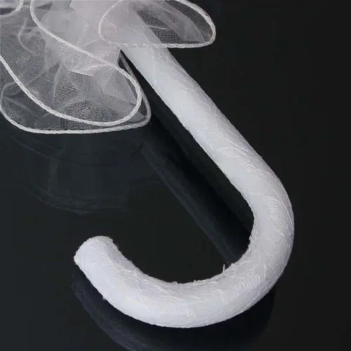 Vista 4 de Paraguas de novia de encaje, sombrillas bordadas, sombrillas de encaje ahuecadas, sombrillas florales para manualidades, accesorios de fotos