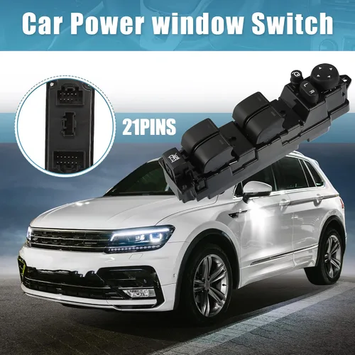 Vista 7 de X AUTOHAUX Interruptor de ventana de puerta principal delantera izquierda Interruptor elevalunas para Mazda 6 1.8 2.0 2 GS1E-66350A GS1E-66350