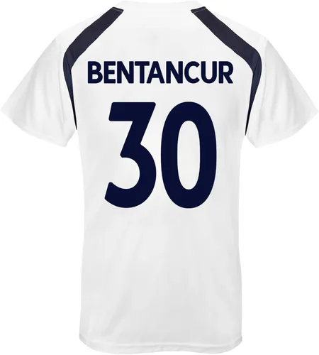 Vista 12 de Tottenham Hotspur Camiseta de entrenamiento de poliéster para hombre de regalo oficial de fútbol del FC Romero blanco
