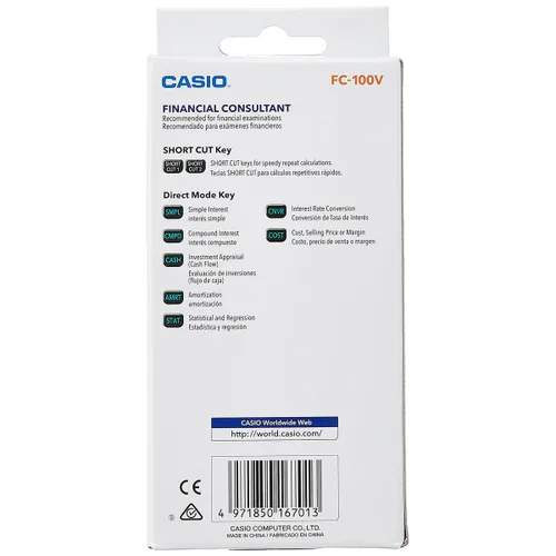Vista 9 de Calculadora Financiera Casio FC-100V