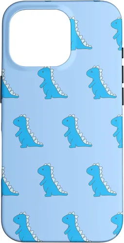 Vista 20 de Dinosaur T Rex Phone Case Cute Blue Cartoon Pattern Case for iPhone 17