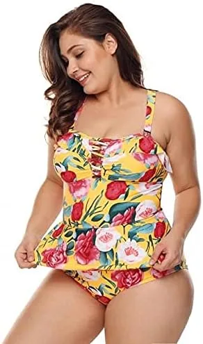Vista 3 de Swimsuits For All Traje de baño de una pieza para mujer de talla grande