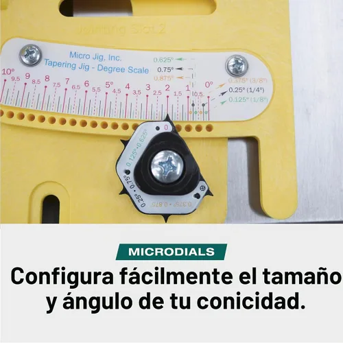 Vista 5 de Plantilla para corte oblicuo para carpintería (funciona con el GRR-RIPPER), de Microdial