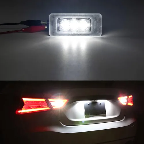 Vista 7 de Luces LED para matrícula compatibles con Ni-ssan Altima Versa Sentra Rogue 2019-2021, reemplazo de lámparas LED OEM Canbus sin errores, 6000 K