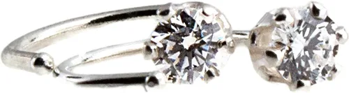Vista 7 de Aretes de plata de ley para mujeres y niñas, hipoalergénicos para cartílago