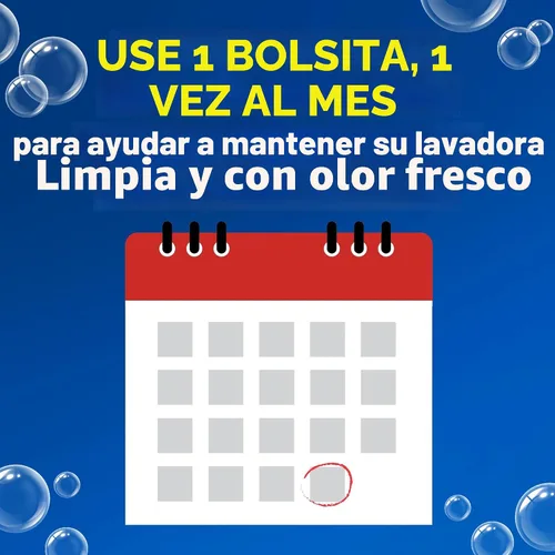 Vista 4 de OxiClean - Limpiador de lavadora con olor, 4 unidades Washing Machine Odor Eliminator, Removes Odor-Causing Residue, HE & Standard Washer Safe