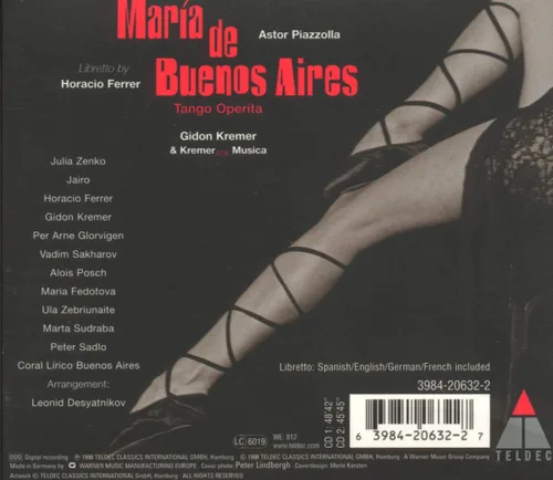 Vista 2 de Piazzolla María de Buenos Aires Tango Operita