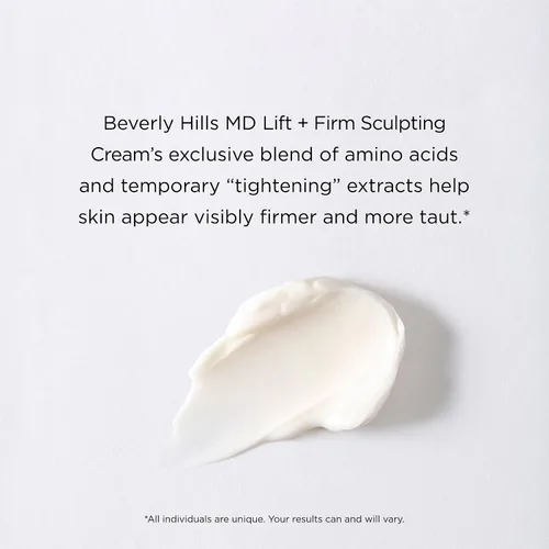 Vista 4 de Beverly Hills MD Crema escultora Lift & Firm - Tensa y tonifica la piel, loción antienvejecimiento para una tez suave e hidratada, levanta y suaviza