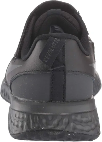 Vista 3 de Nike Kids Revolution 5 - Tenis de correr con velcro para niños en edad preescolar, Negro