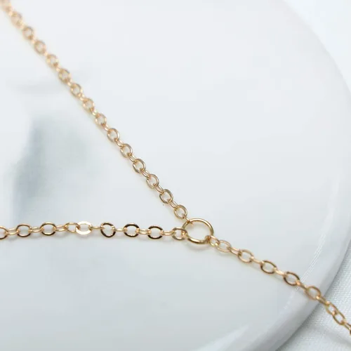 Vista 3 de TseanYi - Collar con monedas de ojo malvado para mujer y niña