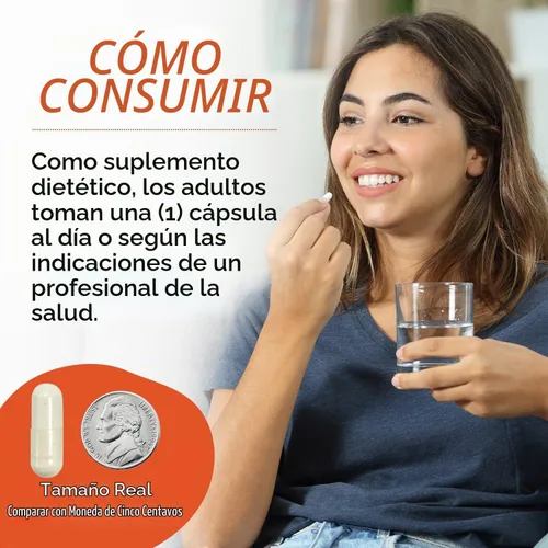 Vista 3 de Best Naturals MSM 1000 mg 180 Cápsulas