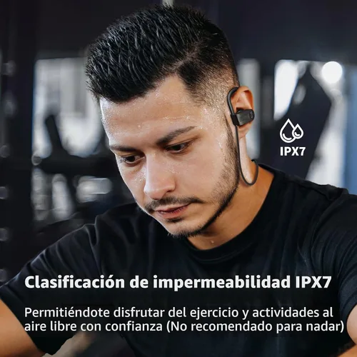 Vista 7 de JOYWISE Auriculares Bluetooth, auriculares inalámbricos Bluetooth 5.3 con 16 horas de reproducción, auriculares estéreo con graves IPX7 impermeables