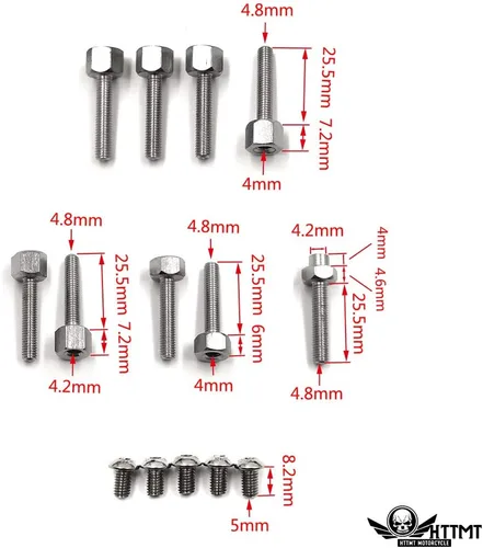 Vista 5 de HongK - Parabrisas cromado compatible con 04-13 H-D CVO Road Glide Ultra FLTR