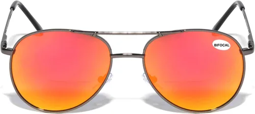 Vista 9 de Gafas de Lectura Clásicas de Metal - Lector de Gota de Lágrima con Bisagra de Resorte