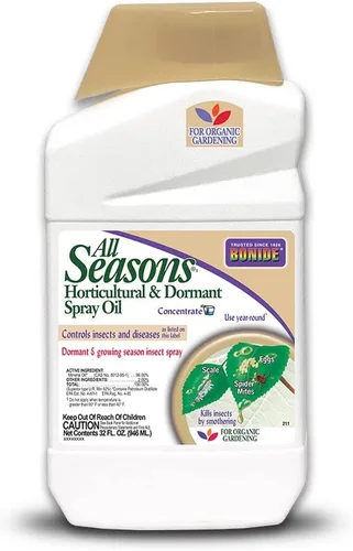 Vista 7 de Bonide All Seasons Aceite en Spray Hortícola y Latente, Concentrado de 16 oz, Prevención de Enfermedades y Eliminador de Insectos para Jardinería
