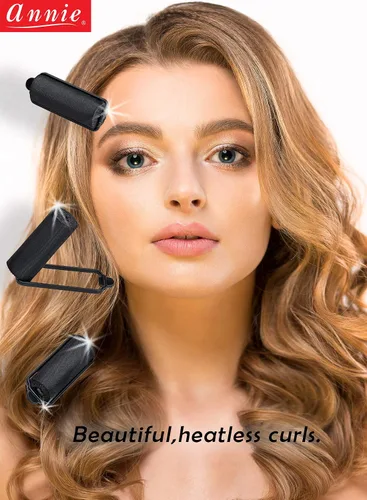 Vista 2 de Rizador de rodillo de satén tamaño jumbo, accesorios para el cabello, jumbo