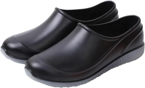 Vista 3 de Zapatos de chef para hombre y mujer, ligeros, antideslizantes, impermeables, para jardín, para caminar, zapatos de plataforma, zapatos casuales