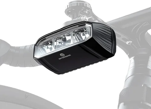 Vista 9 de Barra de luz para faros delanteros de ebike 830/1080 lúmenes, luces LED delanteras para bicicleta de noche, recargable, IP65, impermeable, 2 Blanco