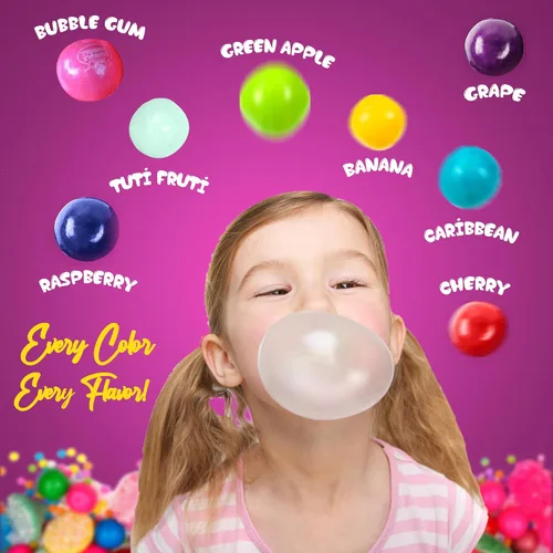 Vista 4 de NY Spice Shop Bolas de chicle surtidas – Bolas de chicle de 1 libra para máquina de chicles – Chicle de Mascar Bolas de chicle Dubble Bubble