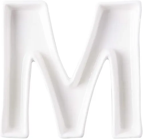 Vista 5 de Coffeezone - Plato de cerámica para dulces y nueces, decoración para bodas y fiestas, Blanco