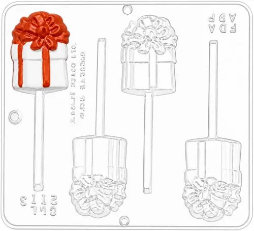 Vista 2 de Regalo de Navidad Lollipop Chocolate Candy Mold Navidad 2113