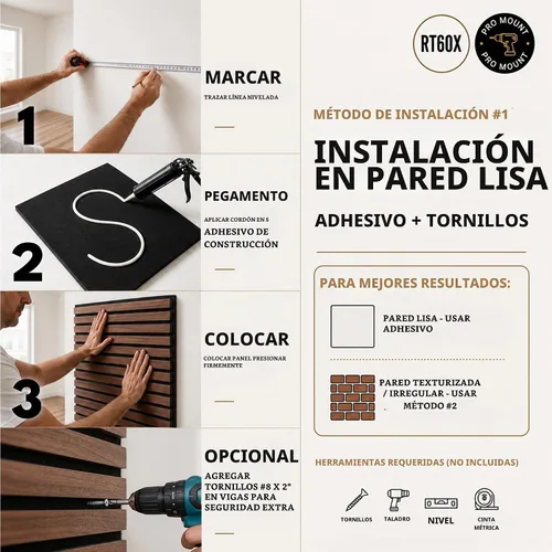 Vista 5 de RT60X Pro - Paneles de pared de madera con control de eco 24 x