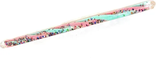 Vista 2 de Star Magic Mesmerizing Spiral Glitter Wand - ONE Magic Wonder Wand Tube (Aqua/Rosa, 11 pulgadas) para niños