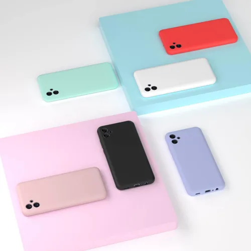 Vista 7 de Funda para Galaxy A04E de 6.5 pulgadas, silicona líquida suave protectora y forro de microfibra antiarañazos, a prueba de golpes, compatible