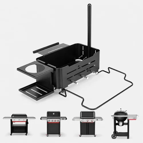 Vista 14 de Utheer Estante frontal plegable para ahumador Pit Boss PBV4NX, mesa