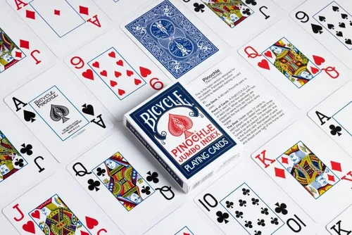 Vista 6 de Bicycle Naipes Jumbo de Pinochle - Baraja de Pinochle
