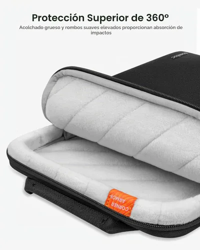 Vista 4 de tomtoc DefenderACE - Funda para iPad de 11 pulgadas Funda de transporte resistente a derrames y agua para iPad Air M4/M3 de 11 pulgadas 2026, iPad
