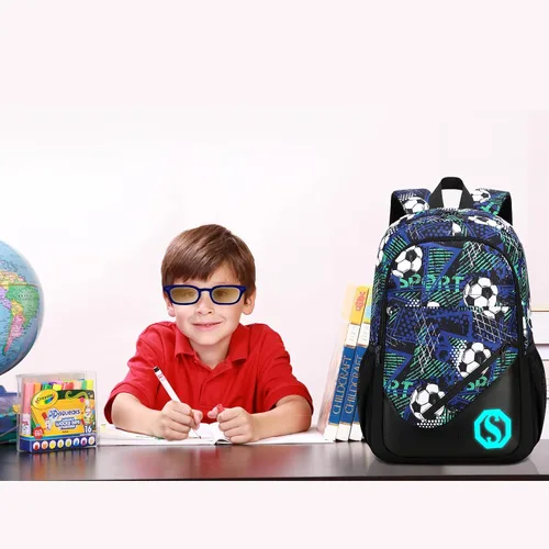 Vista 6 de BTOOP Mochila para niños y niñas, mochila de escuela primaria de 17 pulgadas, mochila primaria para adolescentes de viaje, para niños y niñas