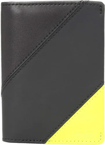 Vista 4 de TUMI - Estuche para tarjetas Nassau con refuerzo - Cartera para hombre y mujer - Con ventana de identificación - Material de piel de napa Negro