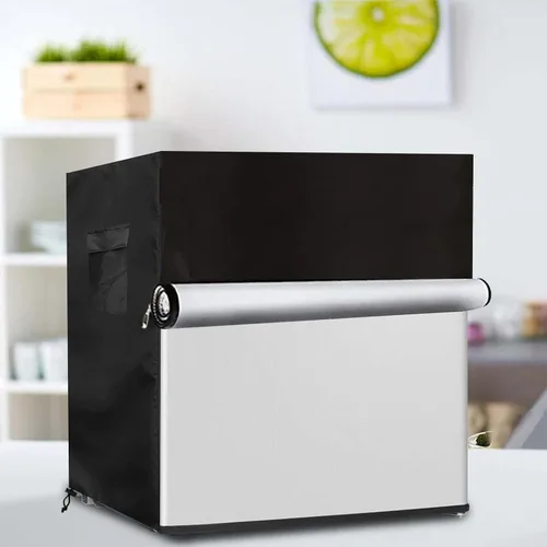 Vista 6 de Bitubi Cubierta vertical para congeladores, funda para refrigerador al aire libre, impermeable, a prueba de polvo, a prueba de sol, 20 pulgadas