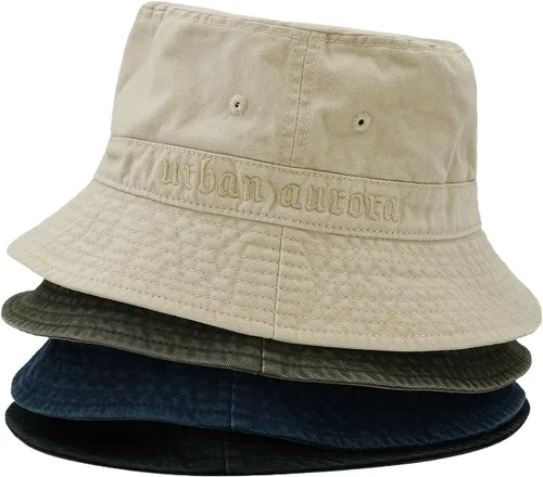 Vista 27 de Clakllie Sombreros de pescador para mujeres y hombres, sombrero de sol de algodón lavado, gorra de pesca, senderismo, plegable, para verano, al aire