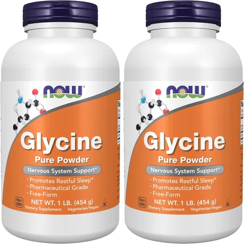 Vista 8 de NOW Foods Suplementos, polvo puro de glicina, promueve el sueño reparador*, soporte de neurotransmisores*, 1 libra