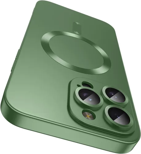 Vista 18 de LEKEVO Funda magnética para iPhone 13 [compatible con MagSafe] [protector de lente de cámara integrado] Funda delgada de silicona suave a prueba