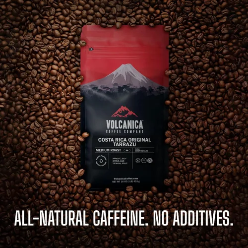Vista 7 de Jamaica Blue Mountain Coffee, Clifton Mount Estate, 100% certificado, grano entero, bolsa de terciopelo azul, tostado fresco, 16 onzas
