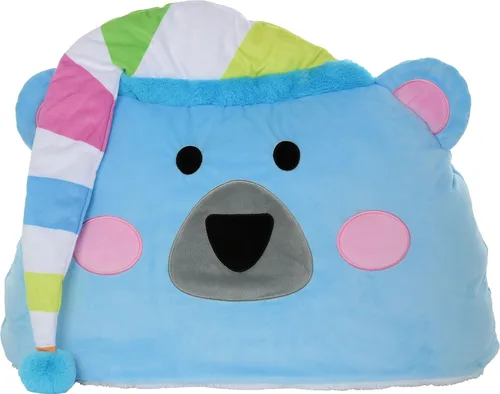 Vista 3 de iscream Cozy Polar Bear - Saco de dormir con cremallera y forro polar sintético de 73 x 25 pulgadas